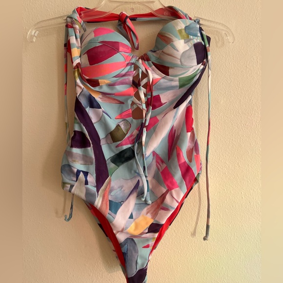 Mara Hoffman Multicolor  One Piece Swimsuit Size Small - Picture 6 of 14